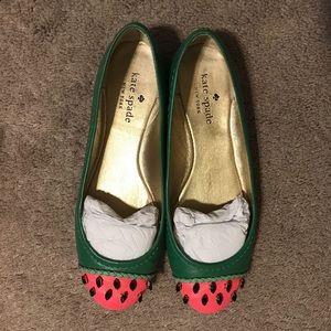 Kate Spade watermelon flat